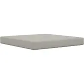 vidaXL Buitenbankkussen Polyester Grijs 80 x 80 x 8 cm