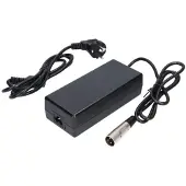 123accu Universele acculader E-bike 3-Pins XLR (42V, 2A, 84W, huismerk)