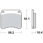 TRW Remblokset MCB99
