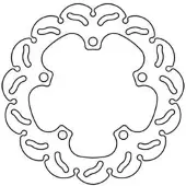 TRW Remschijf MOTO MST362RAC