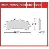 TRW MCB792SCR Remblokken