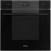 Smeg Traditional pyro Galileo Oven Oven , Linea, 60 cm, Thermogeventileerd, Zwart, A+, Pyrolyse