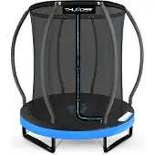 Thunder Trampoline 140 cm – Ronde Trampoline – Max. 50 kg – Blauw