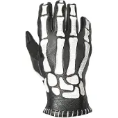 John Doe Skeletor, handschoenen ,Zwart/Wit ,3XL