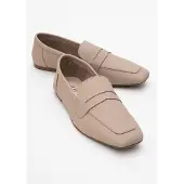 Forever & Always Morne Leren Loafers Dames