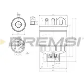 Bremsi FE0371 Brandstoffilter