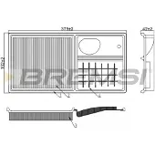 Bremsi FA1019 Luchtfilter