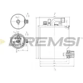 Bremsi FE0836 Brandstoffilter