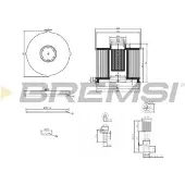 Bremsi FE0040 Brandstoffilter