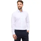 Eterna Comfort Fit overhemd wit klassiek witte knoop