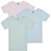 Petit Bateau T-shirt 3 TEE SHIRTS MC kind 8 jaar