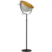 Masterlight Staanlamp Industria 180 wit met goud