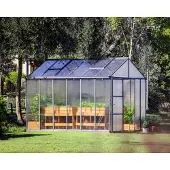 Canopia Tuinkas Glory Premium - Polycarbonaat 10mm - Grijs - 253x364x269cm
