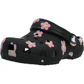 Crocs Klomp Toddler Classic Flower Clog Black-Schoenmaat 24 - 25
