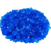 LEGO 1x2 blokjes, transparant blauw - 3069b, NIEUW! Aantal: 250 stuks
