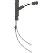 Syfax Wastafelkraan met uittrekfunctie 157x172 mm grijs
