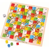 Bigjigs Traditional Snakes & Ladders