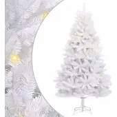 Syfax Kunstkerstboom 300 LED's PVC en staal Wit