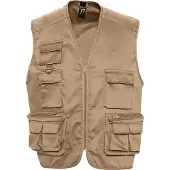 Sol Wild Unisex Full Zip Waistcoat Bodywarmer Jacket (Touw)