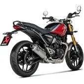 Akrapovic Triumph Scrambler 400 X 2024 S-t4so1-hdt Niet Gehomologeerde Slip-on Uitlaatdemper