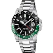 Jaguar Kwartshorloge Executive Ceramic GMT Horloge, herenhorloge, saffierglas, Swiss Made, tot 20 bar waterdicht