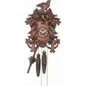 Engstler - 625 - Koekoeksklok - 1-daags kettinguurwerk - Notenhout - 26 cm