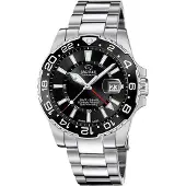 Jaguar Kwartshorloge Executive Ceramic GMT Horloge, herenhorloge, saffierglas, Swiss Made, tot 20 bar waterdicht