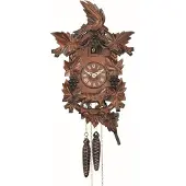 Engstler - 932 - Koekoeksklok - 1-daags kettinguurwerk - Notenhout - 38 cm