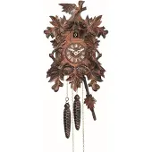 Engstler - 630_Q - Koekoeksklok - Kwarts - Notenhout - 28 cm