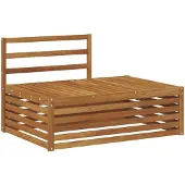 vidaXL Buitenhoekbank Naturel 115 x 83 x 73 cm Massief Acacia Hout