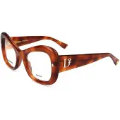 Dsquared2 D2 0138 Beige havana 52/23/140 WOMAN Brilmonturen