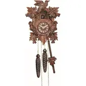 Engstler - 623 - Koekoeksklok - 1-daags kettinguurwerk - Notenhout - 22 cm
