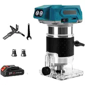 OEM Freesmachine, borstelloze motor, instelbare snelheidsstanden, inclusief 1 batterij