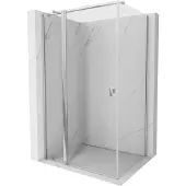 Mexen Mist T draaideur douchecabine 90 x 75 , transparant, chroom - 8A4T-090-075-01-00