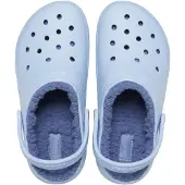 Crocs - Kid's Classic Lined Clog - Pantoffels M3/W5, blauw