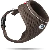 Curli Basic voerbak, Air-Mesh, bruin, maat XS
