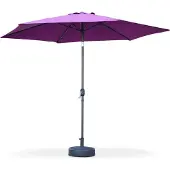 Sweeek - Ronde parasol 3m met centrale kantelbare mast - touquet