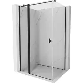 Mexen Mist T douchecabine scharnierend 105 x 70 , transparant, zwart - 8A4T-105-070-70-00