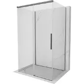 Mexen Rox-3S 3-zijdige schuifdouchecabine 90 x 100 , transparant, kanonmetaal - 8C2-090-100-95-00-3S