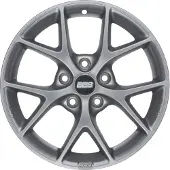 Bbs SR 18x8 5x114.3 ET40 Satin Grey Wheel -82mm PFS/Clip Required