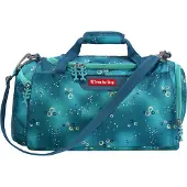 Step by step Sporttas turquoise / bloedrood / wit