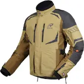 Rukka Ventu-R waterdichte motorfietstextiljas, khaki, maat 46