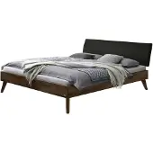 Hasena Trento 16 Caprile bedombouw massief houten bed gestoffeerd hoofdbord