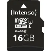 Intenso - carte mémoire flash - 16 Go - microSDHC UHS-I