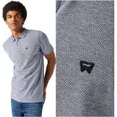 Wrangler Refined polo shirt navy