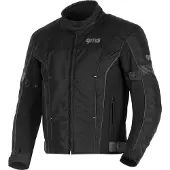 GMS Lagos Zwart Waterdichte Textiele Motorjas Maat M