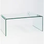 Invicta Extravaganter Glas Couchtisch FANTOME 110cm transparent - 22874