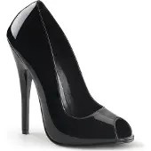 Devious - DOMINA212 Hoge hakken - Paaldans schoenen - 45 Shoes - Zwart