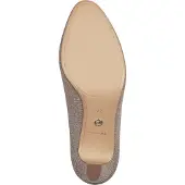 Tamaris dames pumps met glitters champagne - Beige