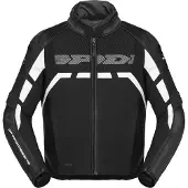 Spidi Rapid, textiel/leren jas H2Out ,zwart/donkergrijs ,M